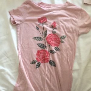 Pink rose T-Shirt